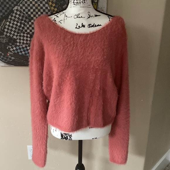 NWT Anthropologie Pilcro Cropped Eyelash sweater size L - Picture 3 of 12